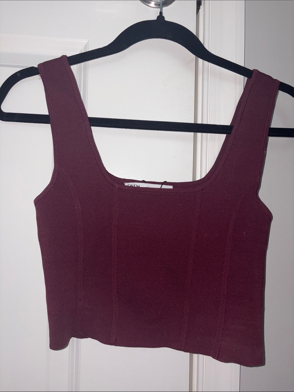 Zara corset crop top